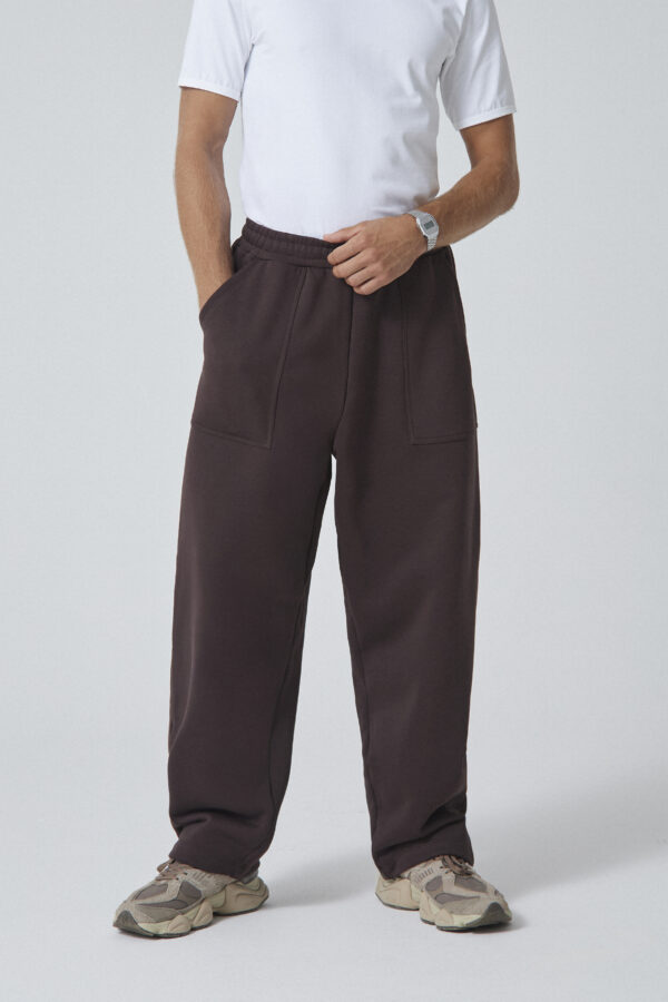 spodnie dresowe ballon FRAME brown