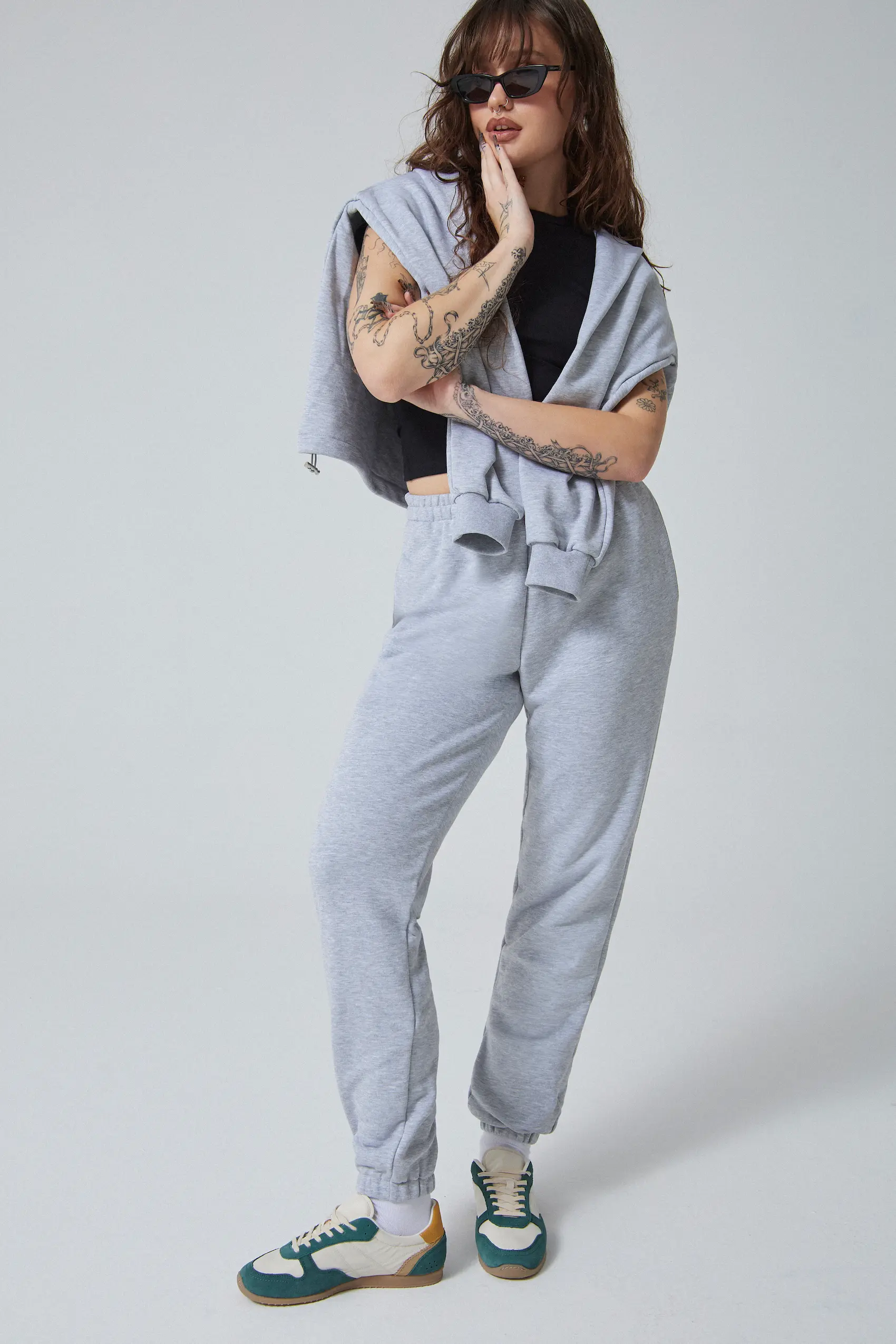 Vrnt.04359 spodnie dresowe jogger DASH gray