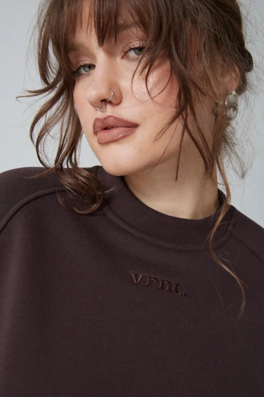 bluza oversize REPLAY brown