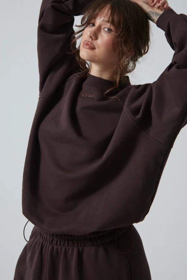 bluza oversize REPLAY brown