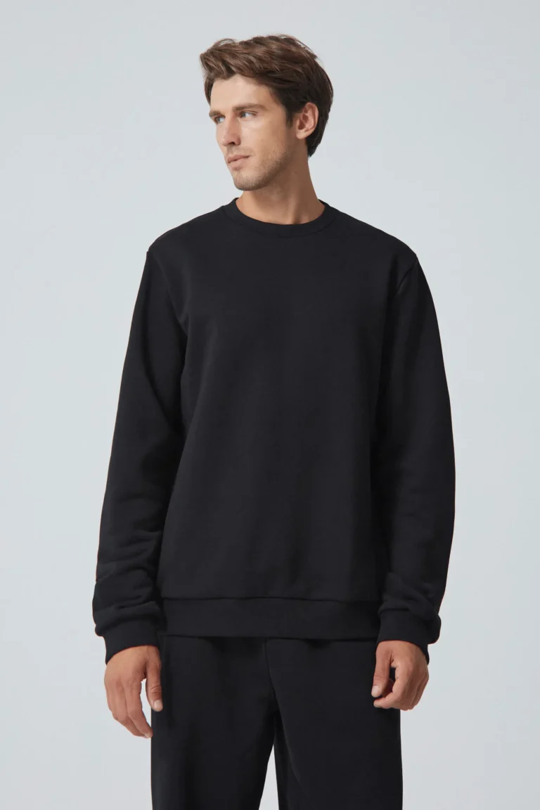 bluza crewneck SEAM black
